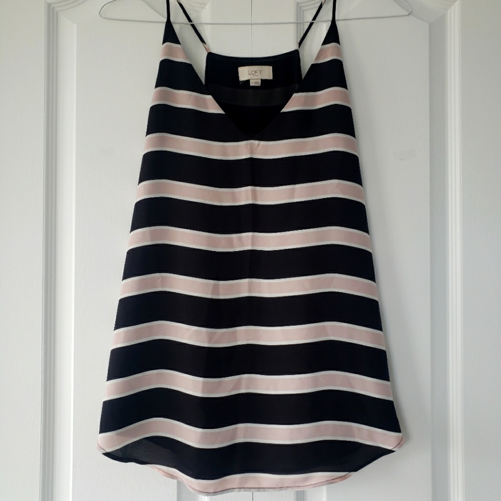 LOFT stripy top, M, EUC